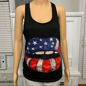 American Lips Tank Top